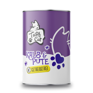 TastyCat Kalb & Pute 400g.