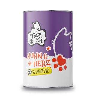 TastyCat Huhn & Herz 400g.