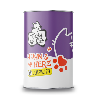 TastyCat Huhn & Herz 400g.
