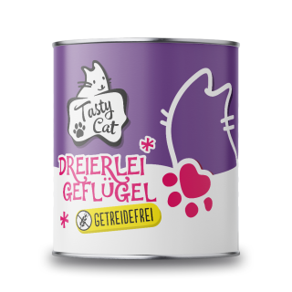 TastyCat Dreierlei Geflügel 800g.