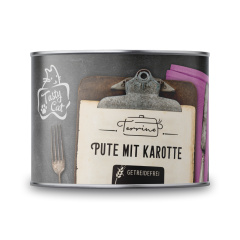 TastyCat Terrine Pute mit Karotte 180g.