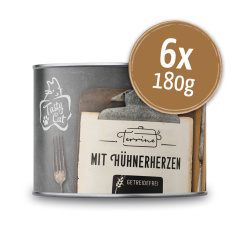 TastyCat Terrine Hühnerherzen 6 x 180g.