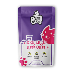 TastyCat Dreierlei Geflügel 125g.