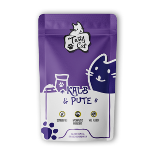 TastyCat Kalb & Pute 125g.