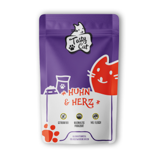 TastyCat Huhn & Herz 125g.