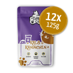 TastyCat Kalb & Kaninchen 12 x 125g.