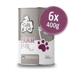 TastyCat MONO Lamm pur 6 x 400g.