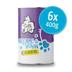 TastyCat Forelle & Huhn 6 x 400g.