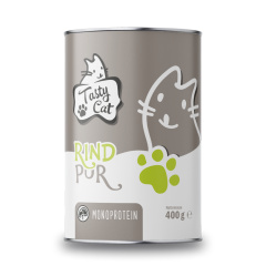 TastyCat MONO Rind pur 400g.