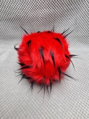 Monsterbällchen rot-schwarz ca. 6cm