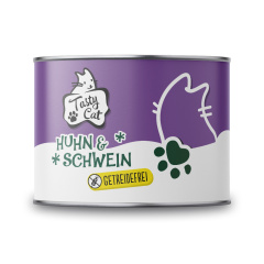 TastyCat Huhn & Käse 200g. + Huhn & Schwein...